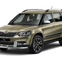 Skoda Yeti (facelift) '13-'17 Cityguard Spoiler Low bar