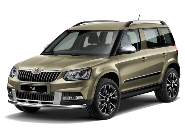 Skoda Yeti (facelift) '13-'17 Cityguard Spoiler Low bar