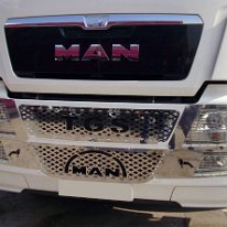 Grila fata din inox MAN TGX, MAN TGS (6)