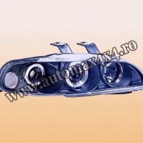 Honda Civic 2usi '92-'95 Far albastru angel eye Accesorii auto dedicate pentru Honda Civic 2 usi : paravanturi geam, paracapota, spoiler, eleron, bare portbagaj aerodinamic, far tuning, stop tuning, pachet...