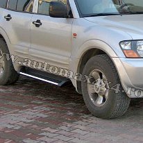 Mitsubishi Pajero Prag aluminiu negru PAN02 Pret - Cere oferta