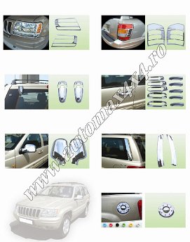 Chrysler Grand Cherokee '99-'04 Full set crom Pret - Cere oferta