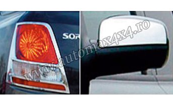 Kia Sorento '02-'05 Capac crom oglinzi+Rama crom stop(Set) Pret - Cere oferta
