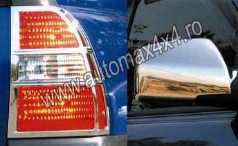 Kia Sportage Capac crom oglinzi+Rama crom stop (Set) Pret - Cere oferta