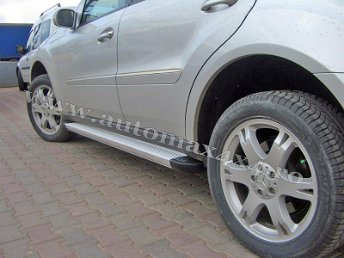 Mercedes ML '05- Prag aluminiu argintiu PAA01 Pret - Cere oferta