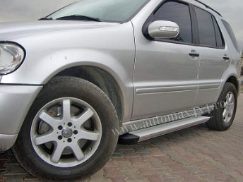 Mercedes ML '99-'05 Prag aluminiu argintiu PAA01 Pret - Cere oferta