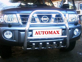 Nissan Patrol GR Y '91 Bullbar inox BC652 Pret - Cere oferta