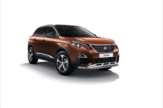 Peugeot 3008 '16+ Cityguard Spoiler Low bar