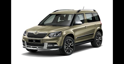 Skoda Yeti (facelift) '13-'17 Cityguard Spoiler Low bar