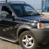 Land Rover Freelander Prag aluminiu negru PAN02