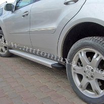 Mercedes ML '05- Prag aluminiu argintiu PAA01