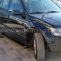 Suzuki Grand Vitara '05- Prag aluminiu negru PAN02 2