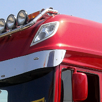 Bara inox proiectoare tavan DAF XF 105 cabina inalta (2)