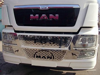 Grila fata din inox MAN TGX, MAN TGS