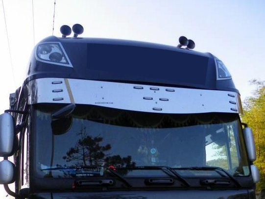 Parasolar inox DAF XF 105 cabina inalta