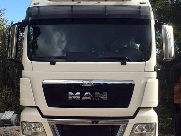 Bara inox lunga proiectoare plafon MAN TGA, TGX, XXL