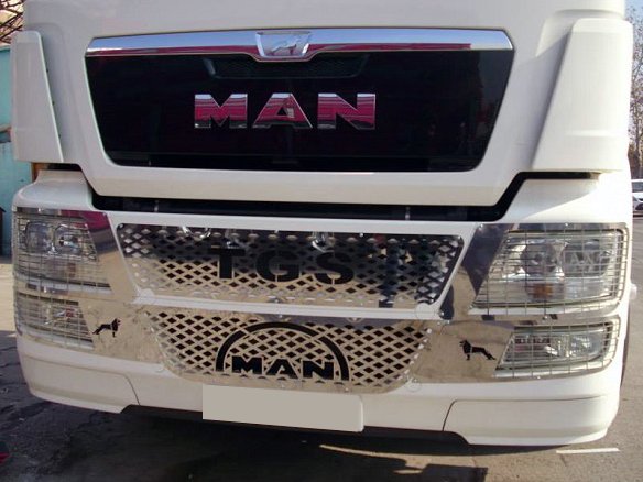 Grila fata din inox MAN TGX, MAN TGS
