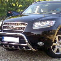 Hyundai Santa Fe '06- Bullbar inox BC642c