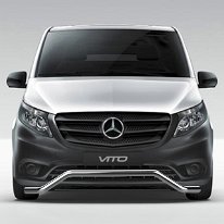 Mercedes Vito W447 '14+ Cityguard Spoiler Low bar (6)