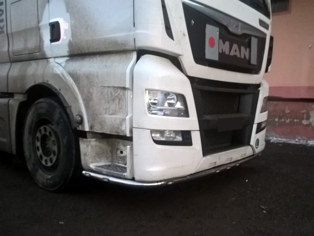 Bara inox tampon fata MAN TGA, TGL, TGM, TGS, TGX