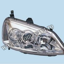 Honda Civic 4usi '01- Far crom angel eye Accesorii auto dedicate pentru Honda Civic 4 usi : paravanturi geam, paracapota, spoiler, eleron, bare portbagaj aerodinamic, far tuning, stop tuning, pachet...