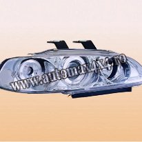Honda Civic 4usi '92 Far crom angel eye Accesorii auto dedicate pentru Honda Civic 4 usi : paravanturi geam, paracapota, spoiler, eleron, bare portbagaj aerodinamic, far tuning, stop tuning, pachet...