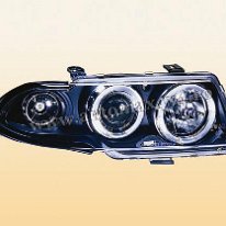 Opel Astra F '95-'97 Far negru angel eye