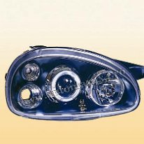 Opel Corsa B 4usi '94-'00 Far negru angel eye Pret - Cere oferta